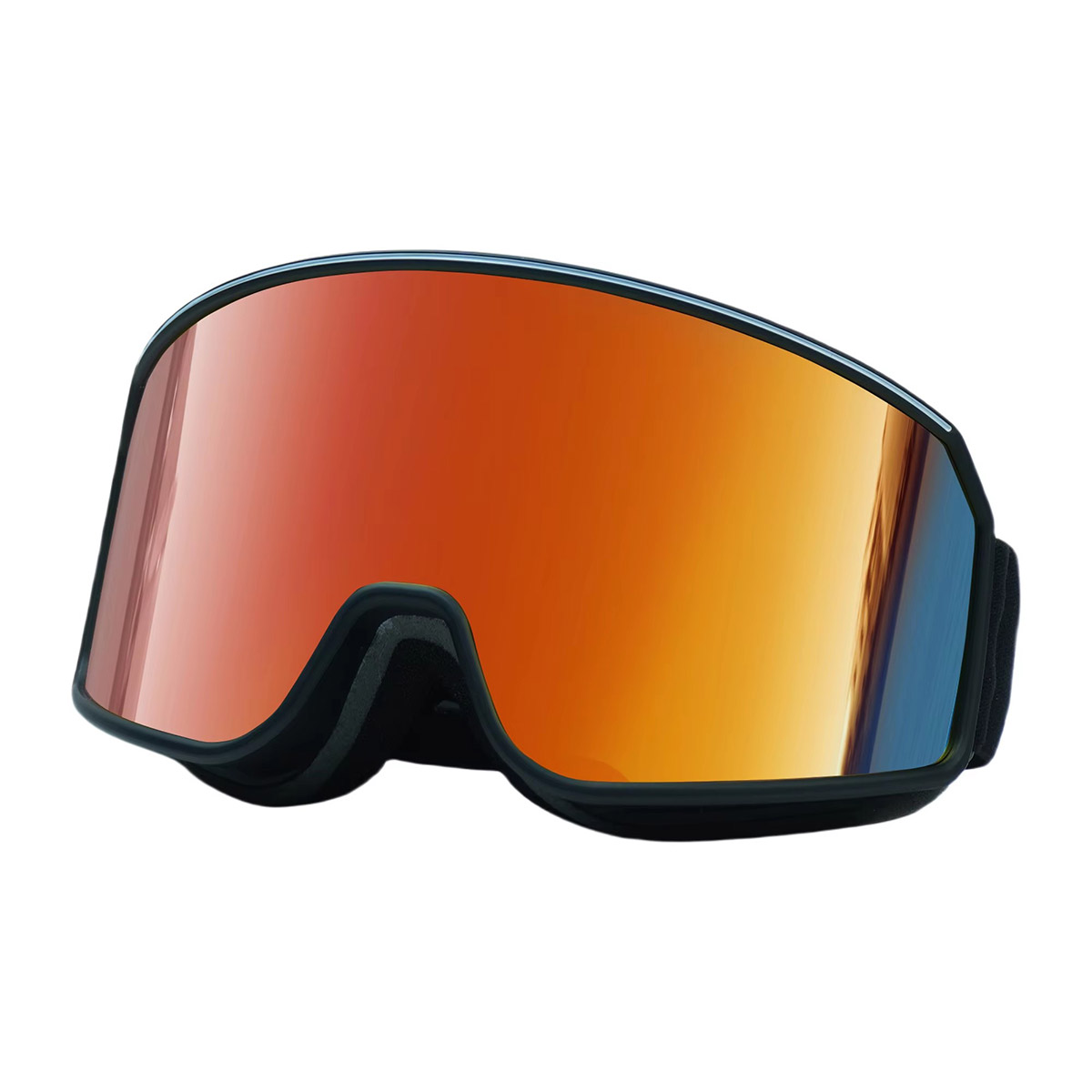 Des lunettes de ski anti-Fog adultes personnalisées avec une sangle réglable
